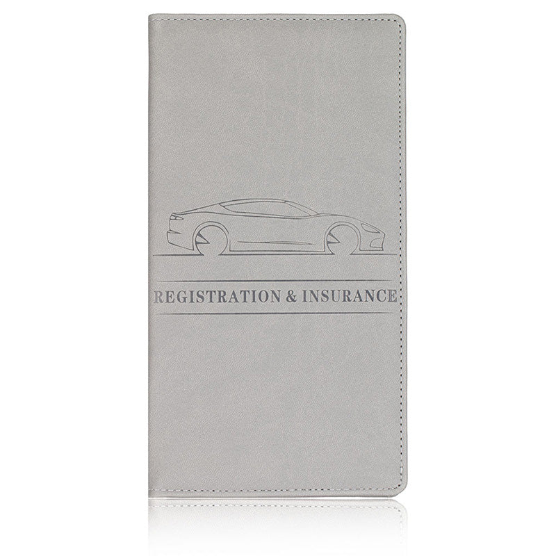 Organisateur de documents essentiels pour voiture avec fermeture magnétique