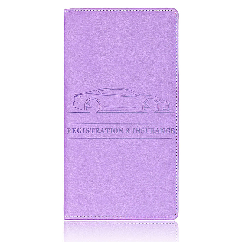 Organisateur de documents essentiels pour voiture avec fermeture magnétique