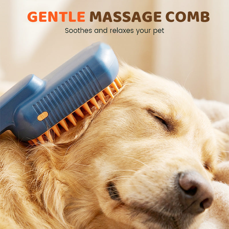 Peigne de massage rechargeable pour animaux de compagnie