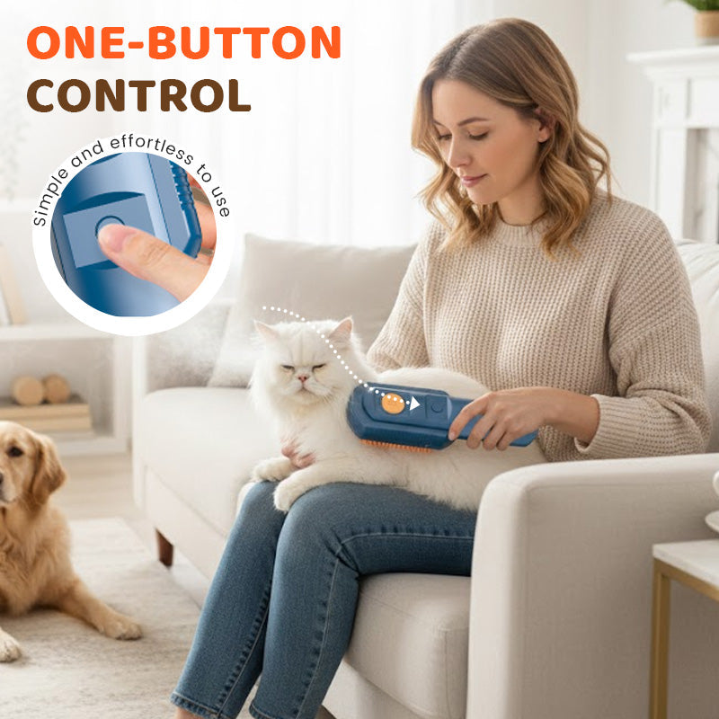 Peigne de massage rechargeable pour animaux de compagnie