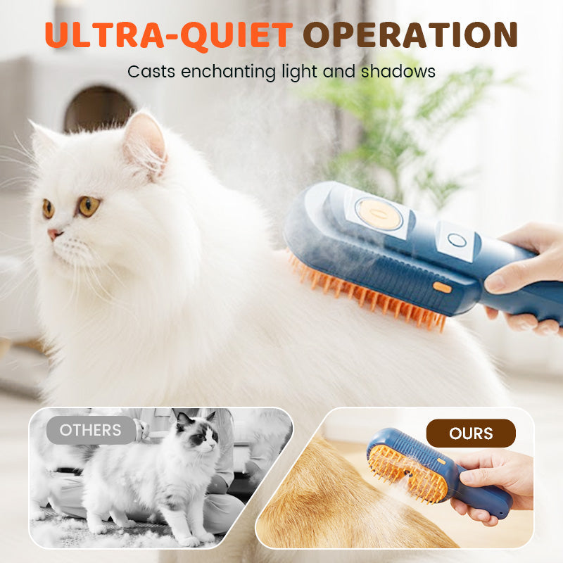 Peigne de massage rechargeable pour animaux de compagnie