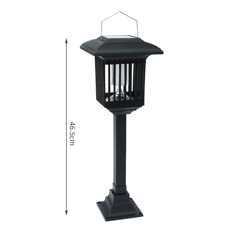 Destructeur de moustiques et lampe de jardin 2 en 1 à énergie solaire