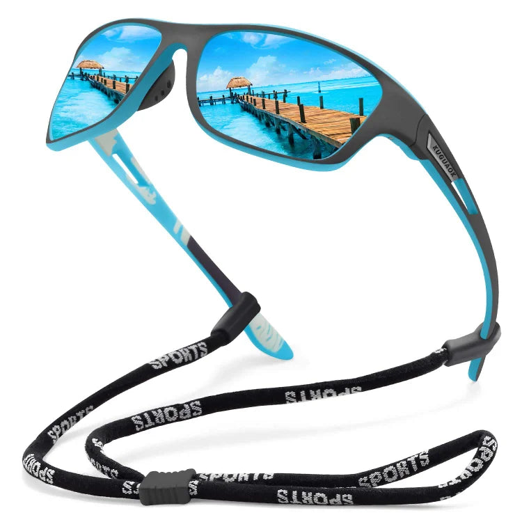 Lunettes de soleil de sport pour hommes 2026 avec verres polarisés anti-reflets