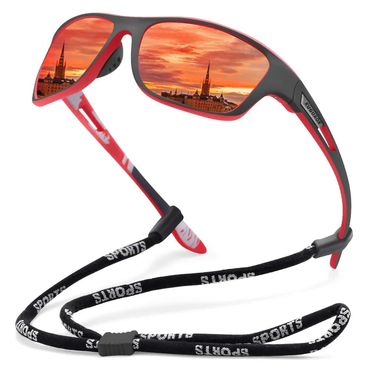Lunettes de soleil de sport pour hommes 2026 avec verres polarisés anti-reflets