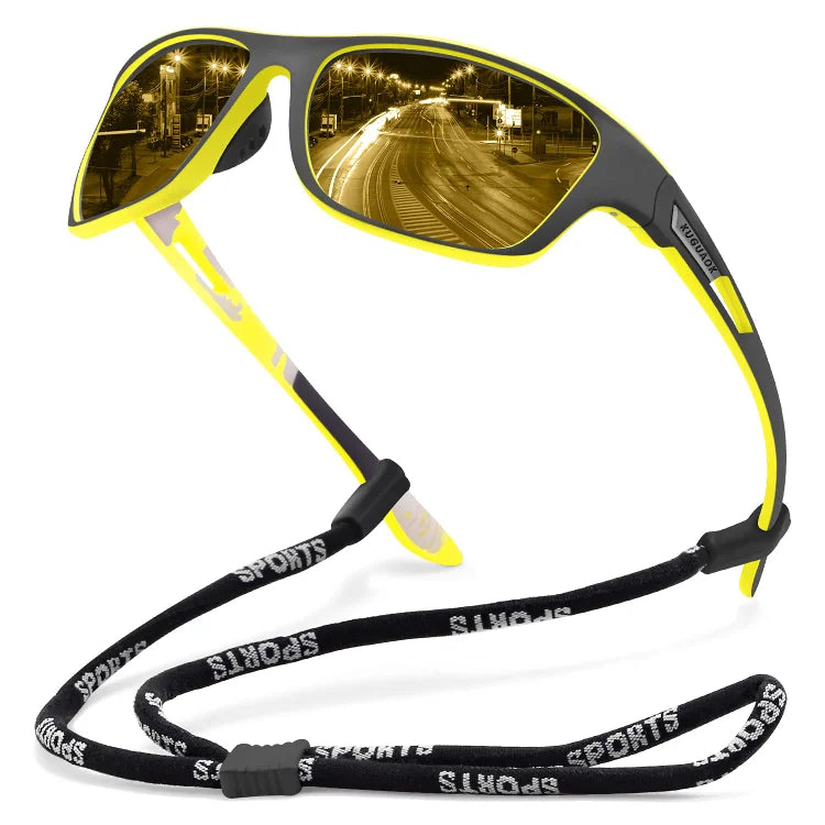 Lunettes de soleil de sport pour hommes 2026 avec verres polarisés anti-reflets