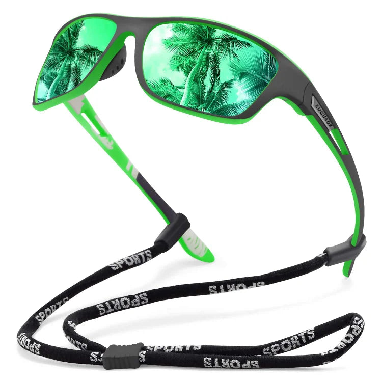 Lunettes de soleil de sport pour hommes 2026 avec verres polarisés anti-reflets
