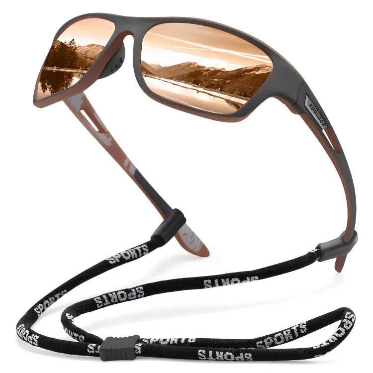 Lunettes de soleil de sport pour hommes 2026 avec verres polarisés anti-reflets
