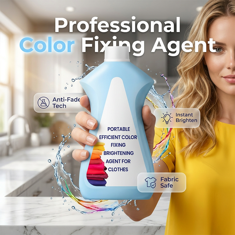 Agent portable, efficace, fixateur de couleur et éclaircissant pour les vêtements
