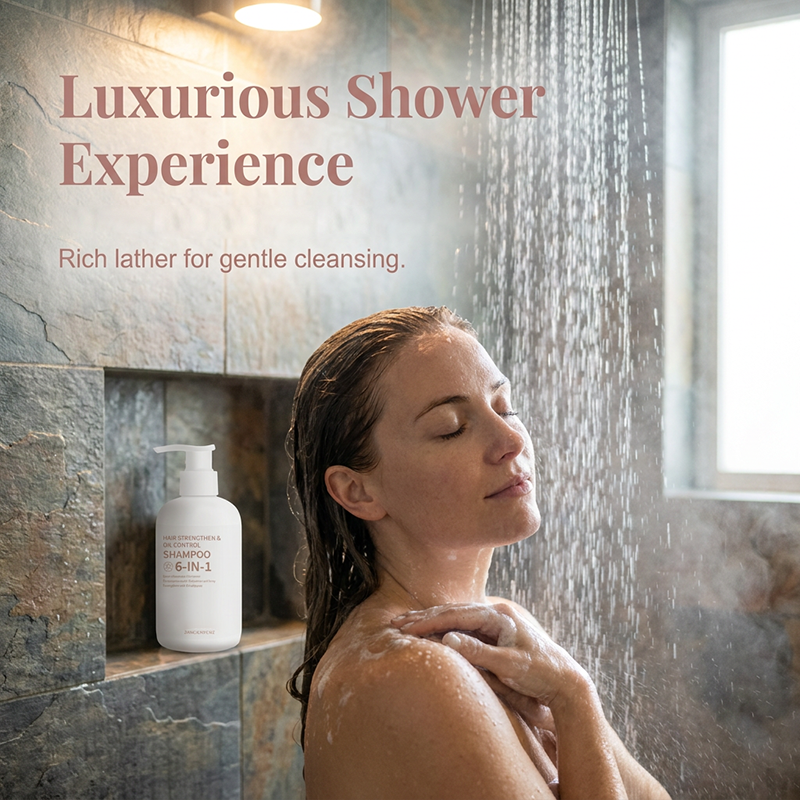 Shampooing fortifiant et régulateur de sébum