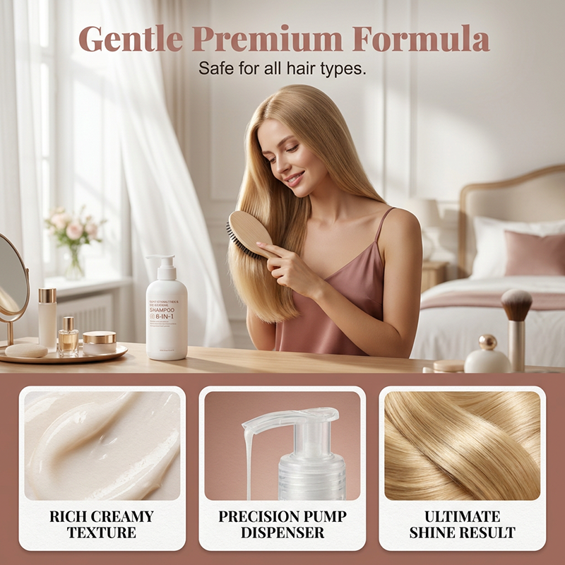 Shampooing fortifiant et régulateur de sébum
