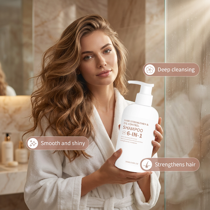 Shampooing fortifiant et régulateur de sébum
