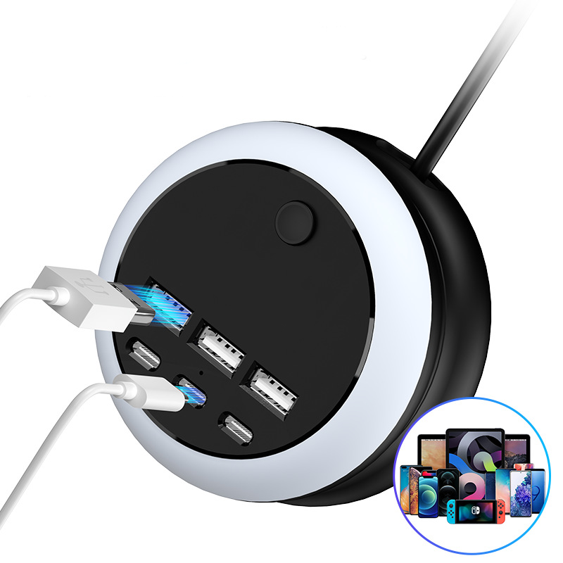 Station de charge portable à 6 ports