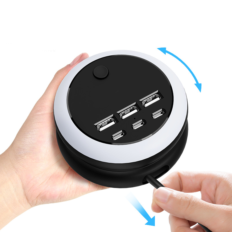 Station de charge portable à 6 ports