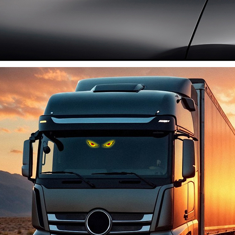 Voyant d'avertissement solaire à LED pour voiture "Œil de démon"