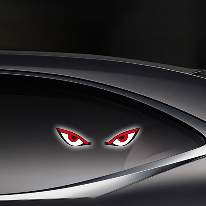 Voyant d'avertissement solaire à LED pour voiture "Œil de démon"