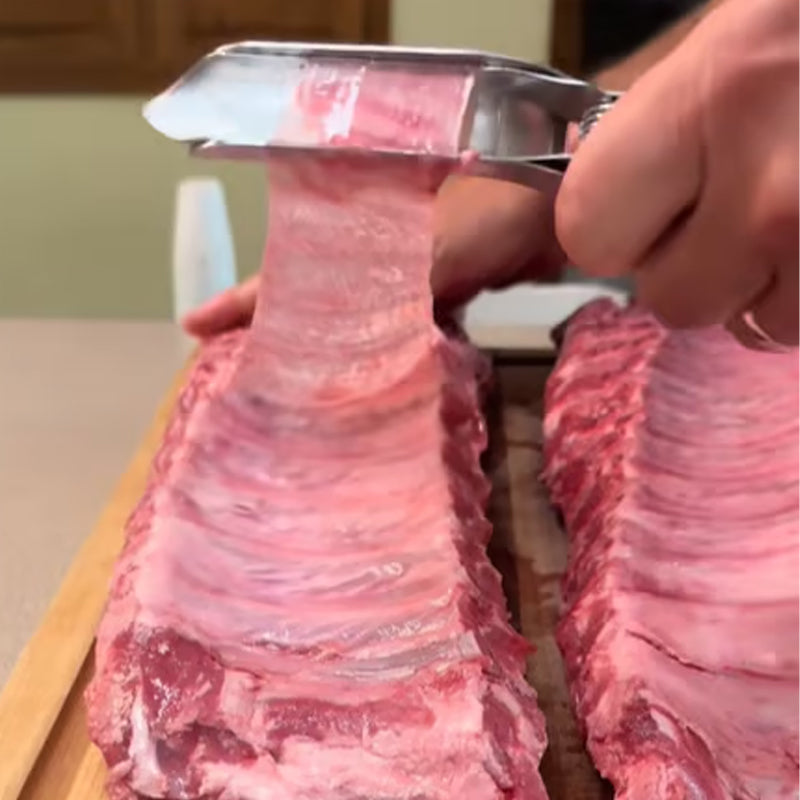 Pèle-travers en acier inoxydable pour barbecue