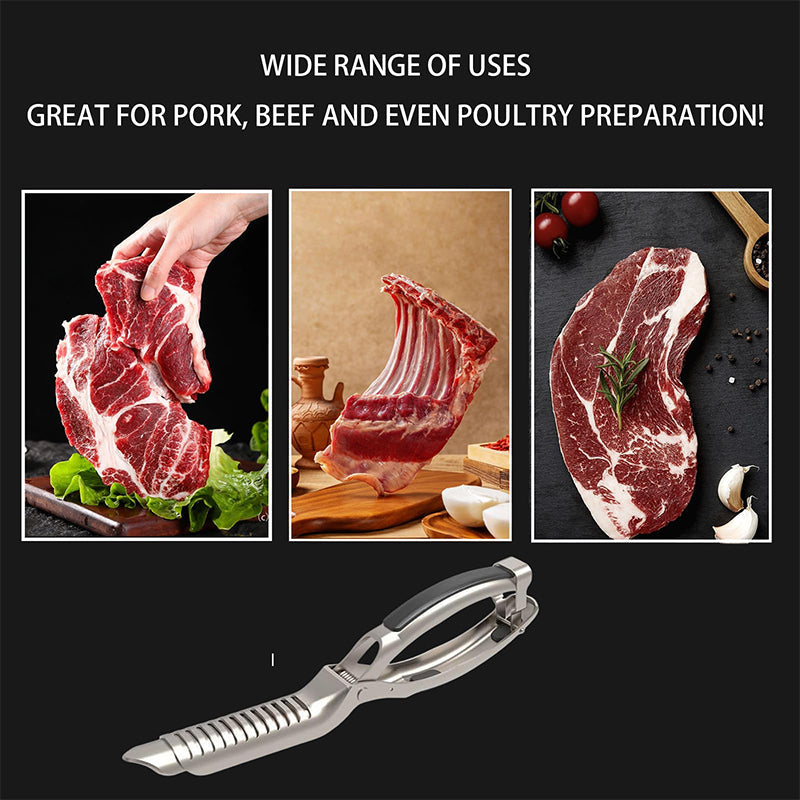 Pèle-travers en acier inoxydable pour barbecue