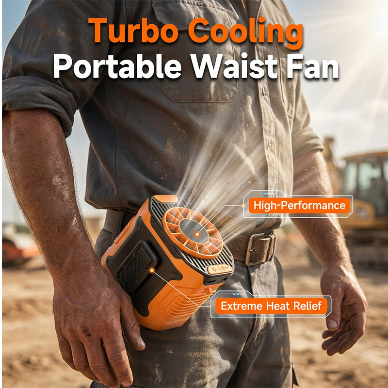 Ventilateur de taille portable avec tour de cou