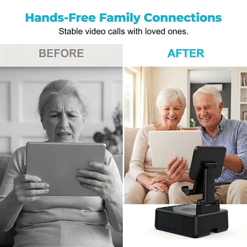 Hub de bureau intelligent 3-en-1 ultime pour seniors