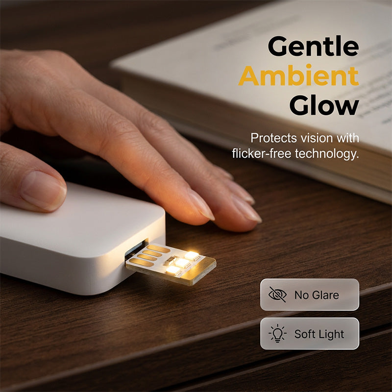 Mini Veilleuse Portable USB à LED