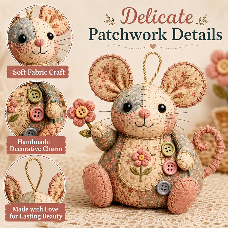 Kit de couture pour souris en peluche vintage fabriquée à la main