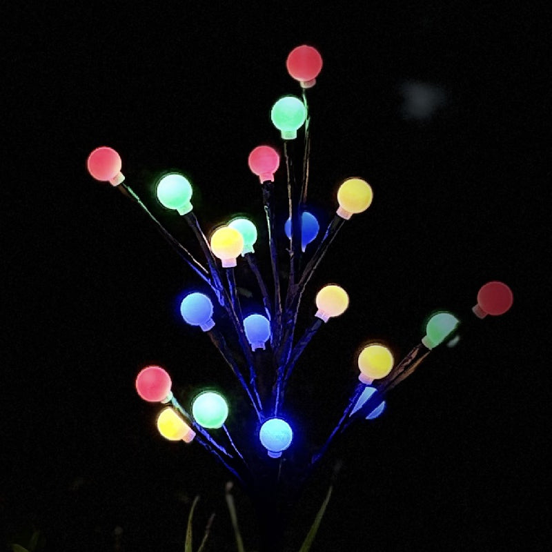 Lampe de jardin solaire à branches d'arbre LED