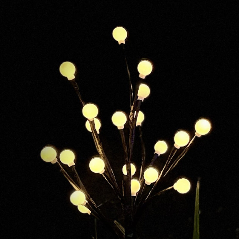 Lampe de jardin solaire à branches d'arbre LED