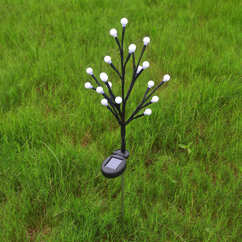 Lampe de jardin solaire à branches d'arbre LED