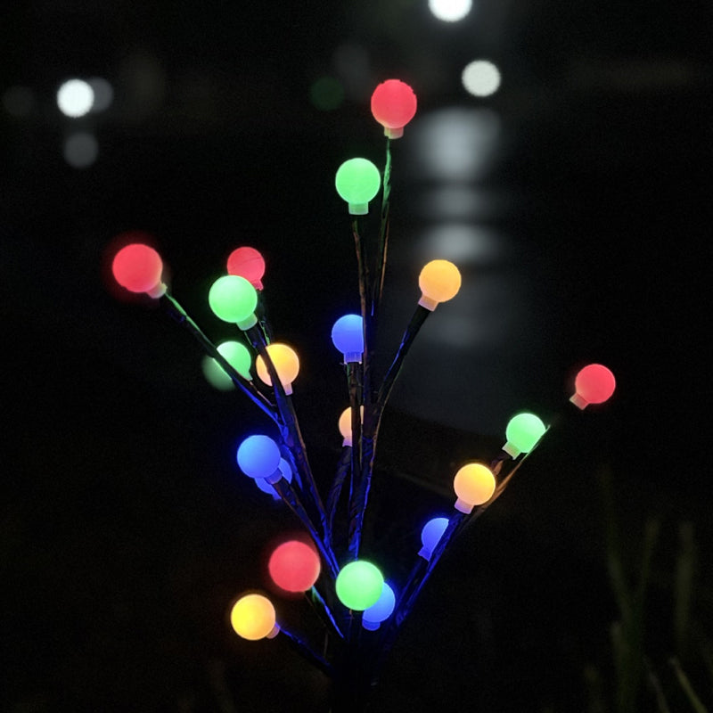 Lampe de jardin solaire à branches d'arbre LED