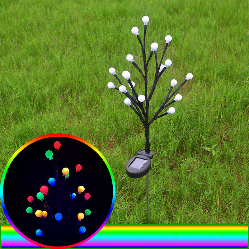 Lampe de jardin solaire à branches d'arbre LED