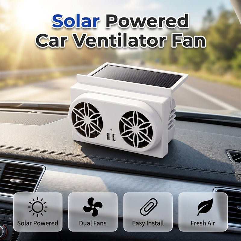 Ventilateur de voiture à énergie solaire