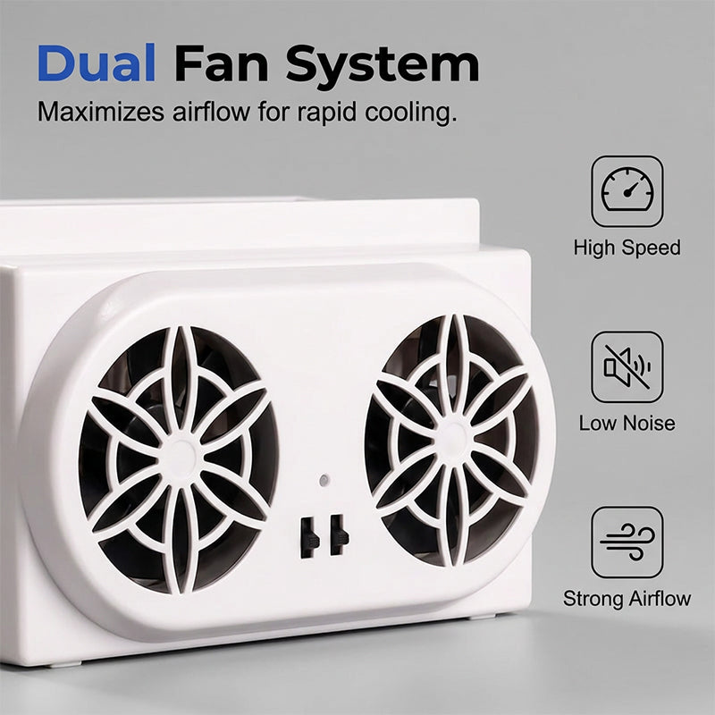 Ventilateur de voiture à énergie solaire