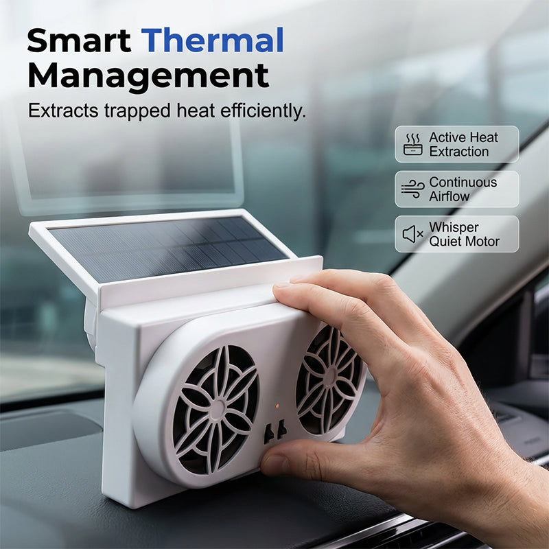 Ventilateur de voiture à énergie solaire