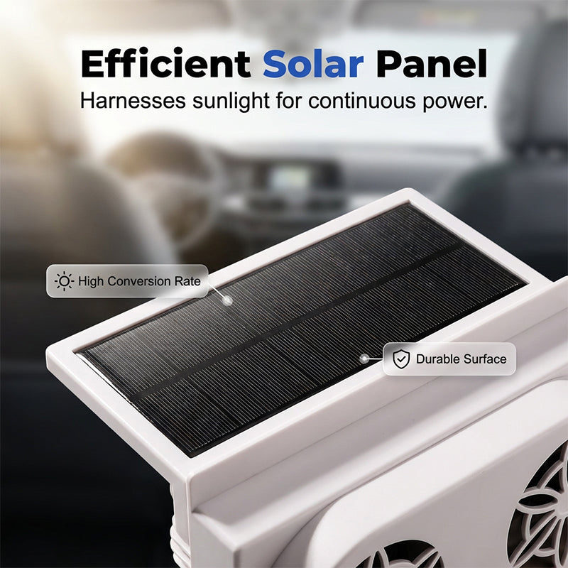 Ventilateur de voiture à énergie solaire