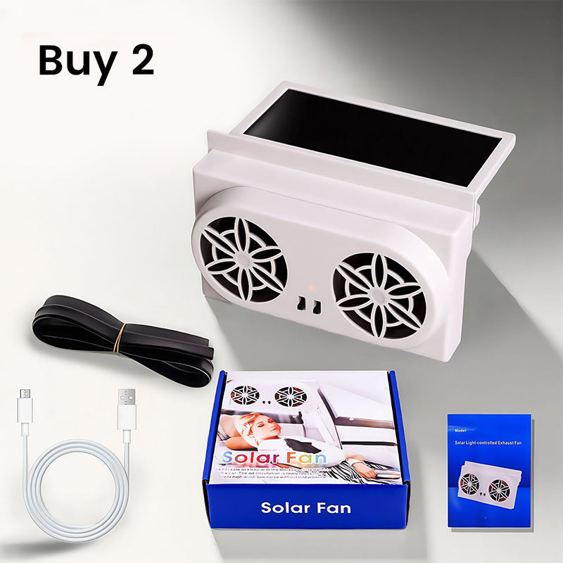 Ventilateur de voiture à énergie solaire