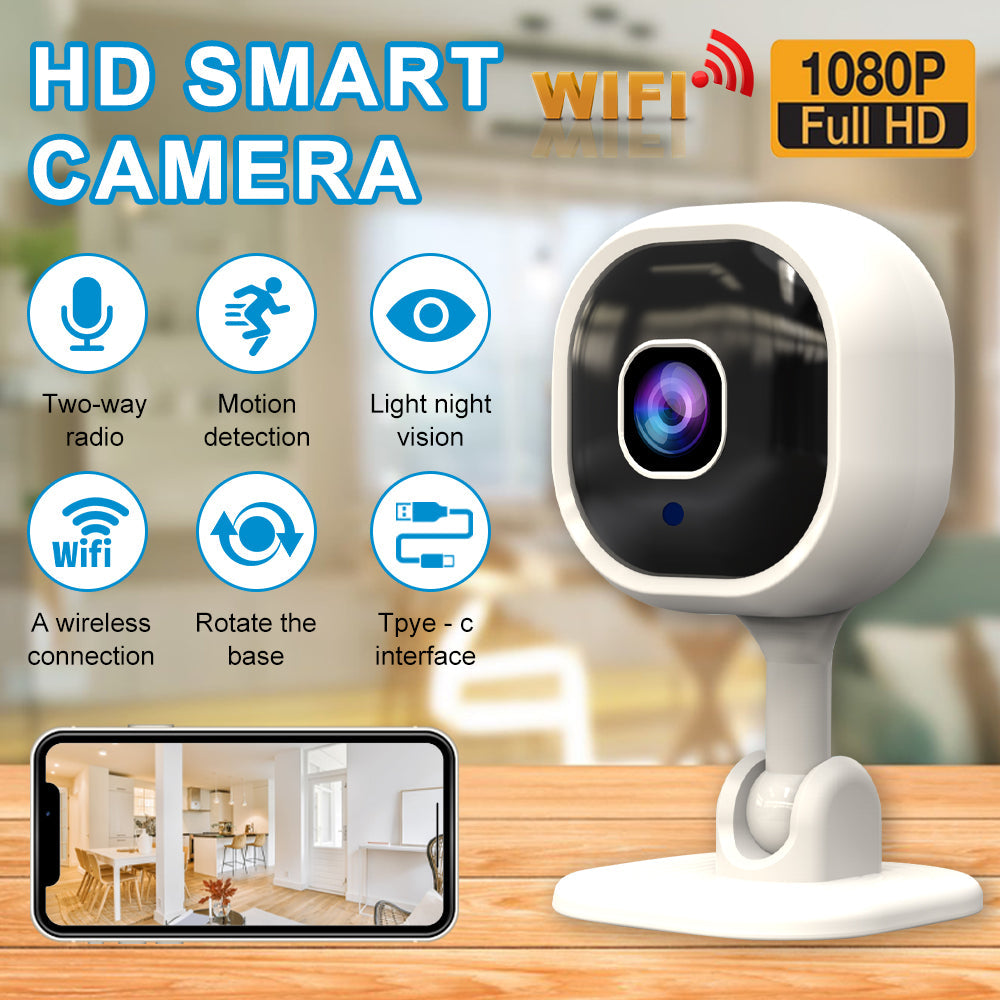 Caméra de sécurité intelligente HD sans fil 2026 – rotation à 360°, vision nocturne et audio bidirectionnel. Gardez un œil sur votre maison, à tout moment !