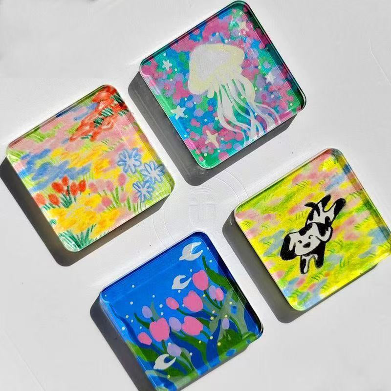 Kit de magnets créatifs et décoratifs à faire soi-même pour réfrigérateur