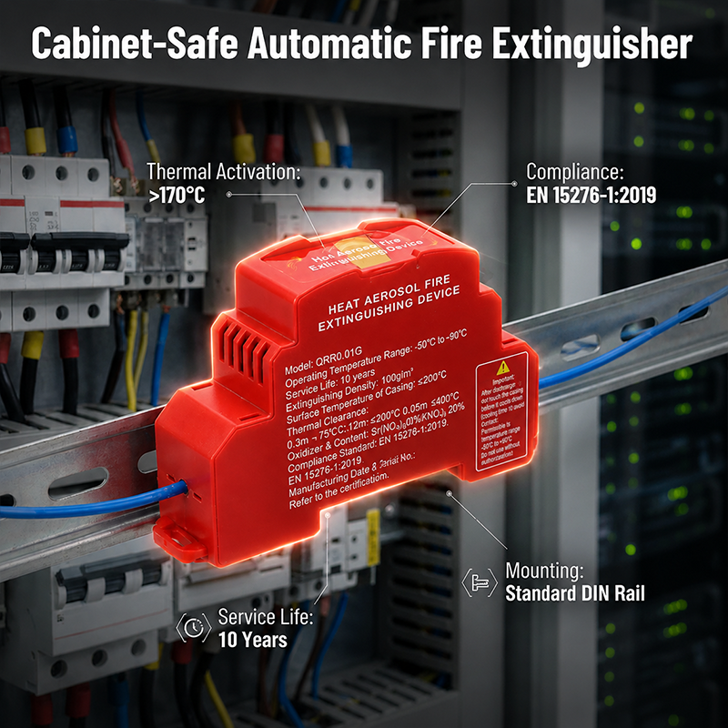 Extincteur automatique à déclenchement thermique