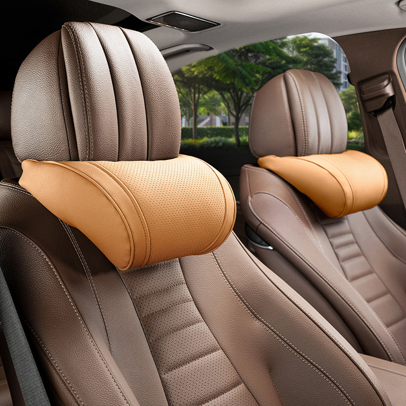 Ensemble appuie-tête et support lombaire ergonomiques pour sièges de voiture