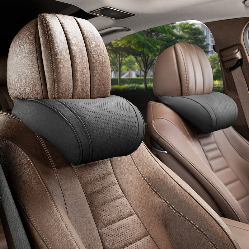 Ensemble appuie-tête et support lombaire ergonomiques pour sièges de voiture