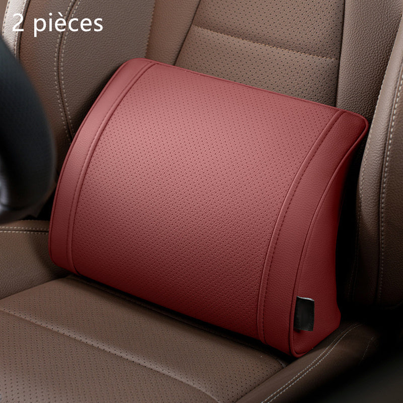 Ensemble appuie-tête et support lombaire ergonomiques pour sièges de voiture