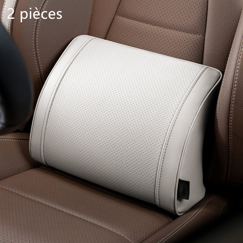 Ensemble appuie-tête et support lombaire ergonomiques pour sièges de voiture