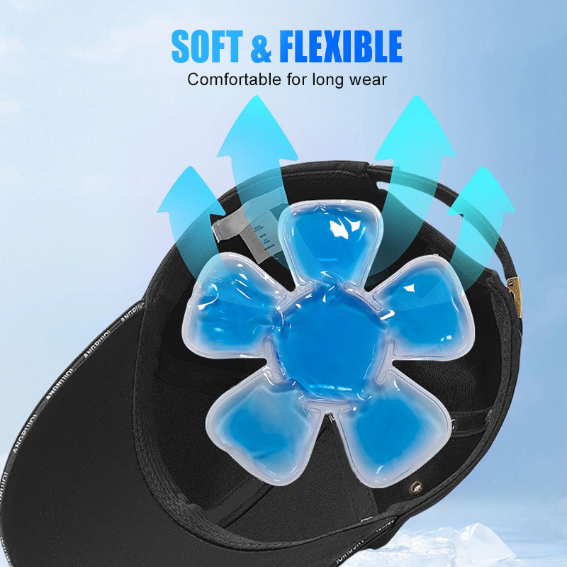 Pack de gel rafraîchissant pour casque pour la protection thermique