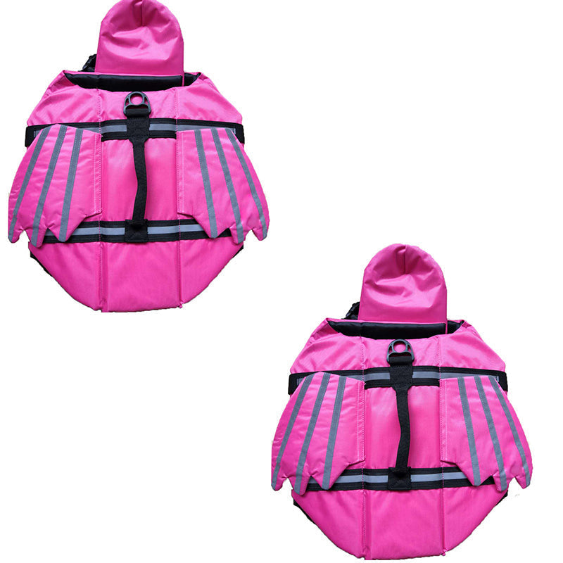 Gilet de sauvetage pour chien 2026 Reflective Angel Wing – Flottabilité élevée, poignée de sauvetage rapide et maille respirante. Bandes réfléchissantes pour les baignades en soirée. Sûr et