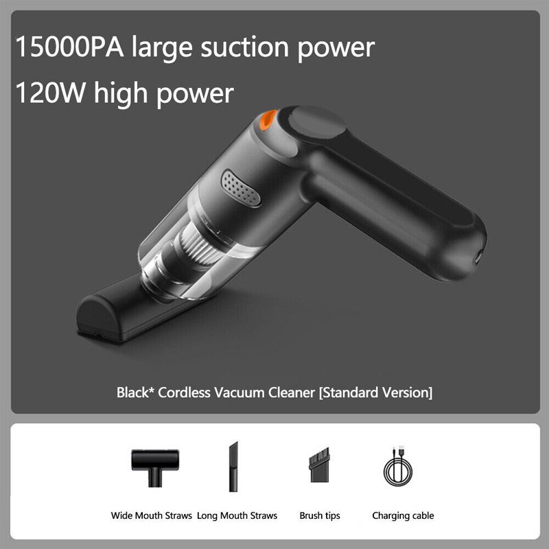 Aspirateur de voiture sans fil - Aspiration de 10 000 Pa, léger, longue durée de vie de la batterie !