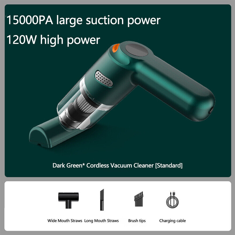 Aspirateur de voiture sans fil - Aspiration de 10 000 Pa, léger, longue durée de vie de la batterie !