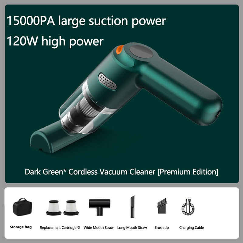 Aspirateur de voiture sans fil - Aspiration de 10 000 Pa, léger, longue durée de vie de la batterie !