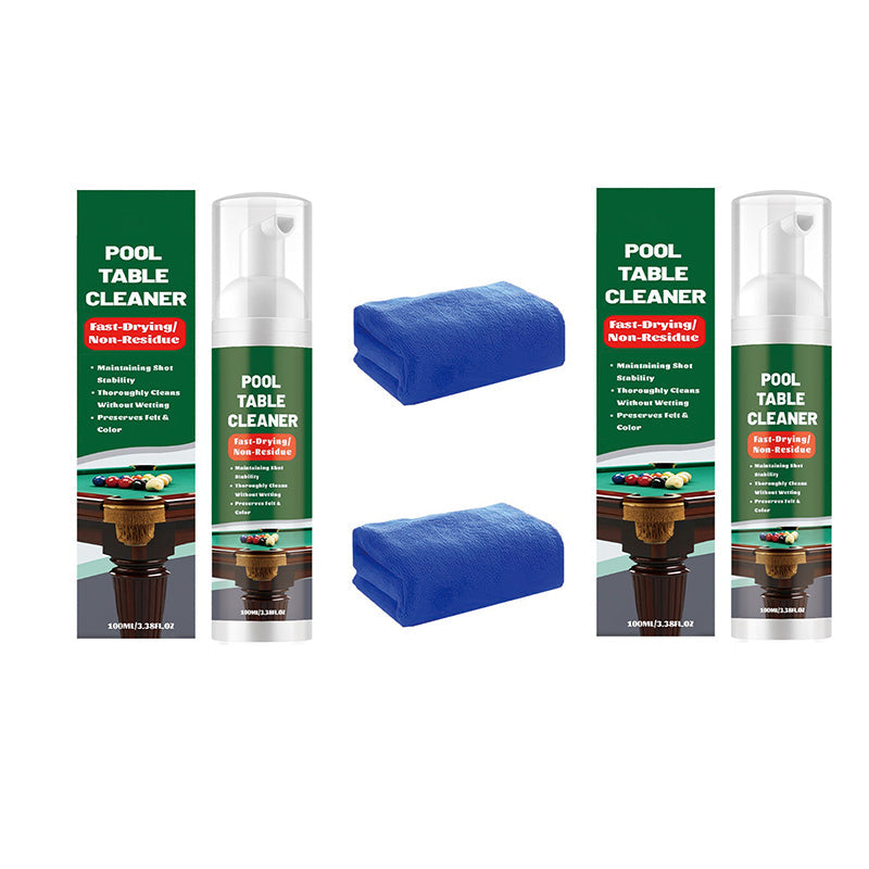 Nettoyant pour feutre de billard Fast©\Drying 2026 ¨C Nettoie en profondeur la craie et les huiles, sans danger pour le tissu. Séchage rapide, sans résidus. Retour au jeu en quelques minutes !