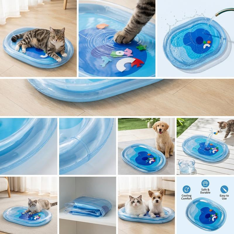 Lit de refroidissement gonflable pour chats