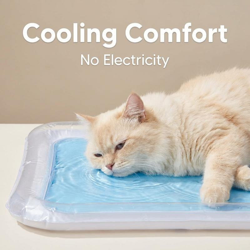 Lit de refroidissement gonflable pour chats